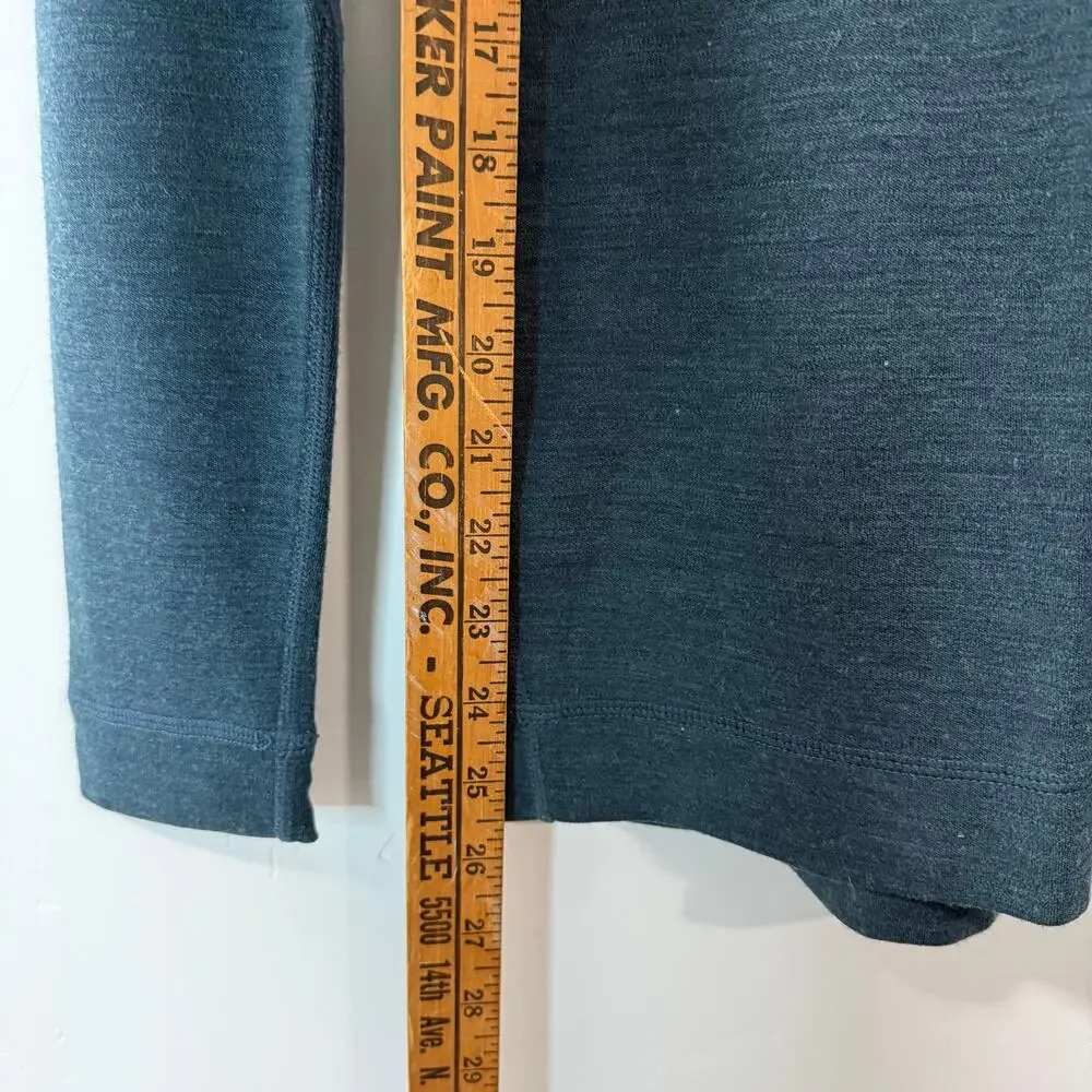 Smartwool Women's Merino Wool Crew Baselayer Merino Long Sleeve Medium Teal - Picture 6 of 6